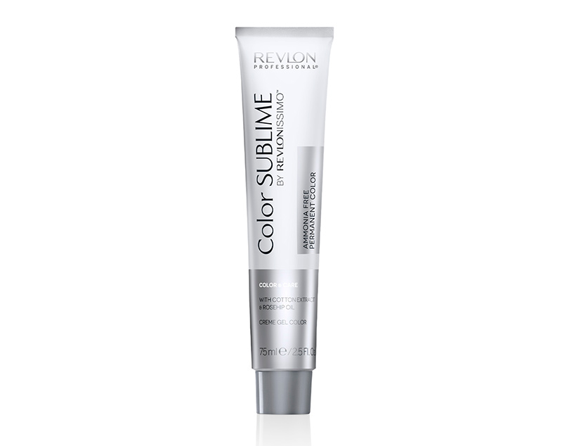  A tube of color sublime by Revlonissimo™ to improve hair coloring