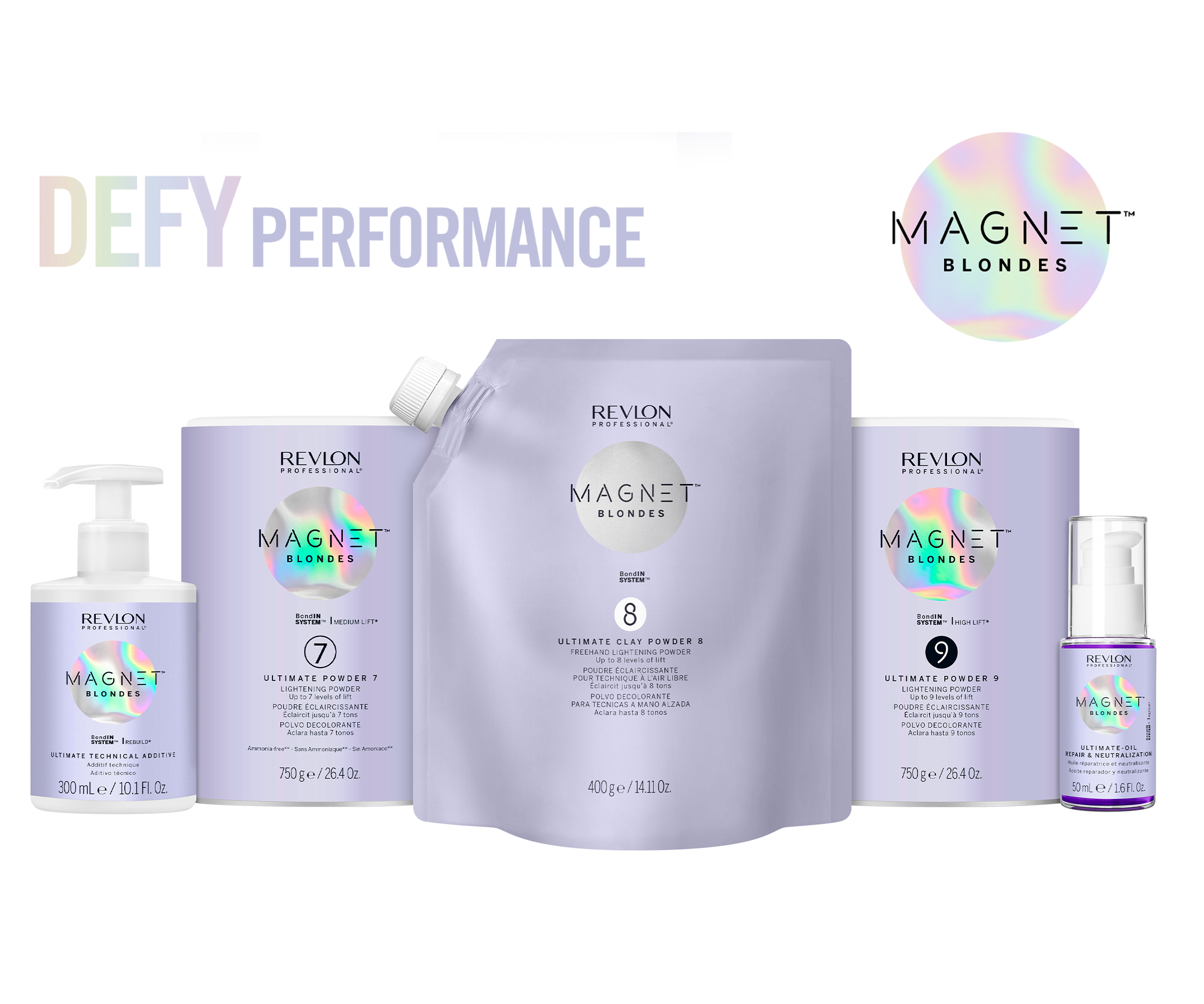 Range of Magnet Blondes products 